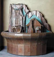 Hand Crafted Artistry - Water Fountain House #4